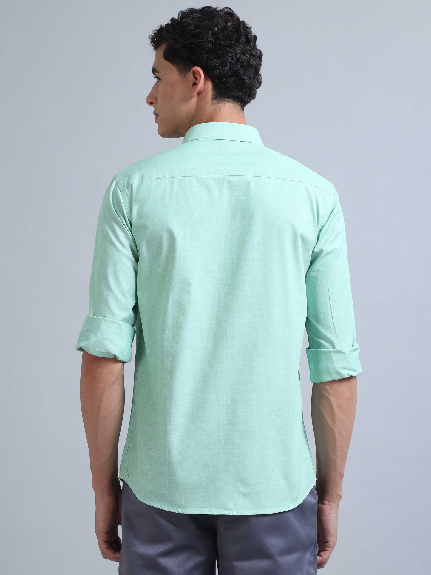 Turquoise Green Shirt 