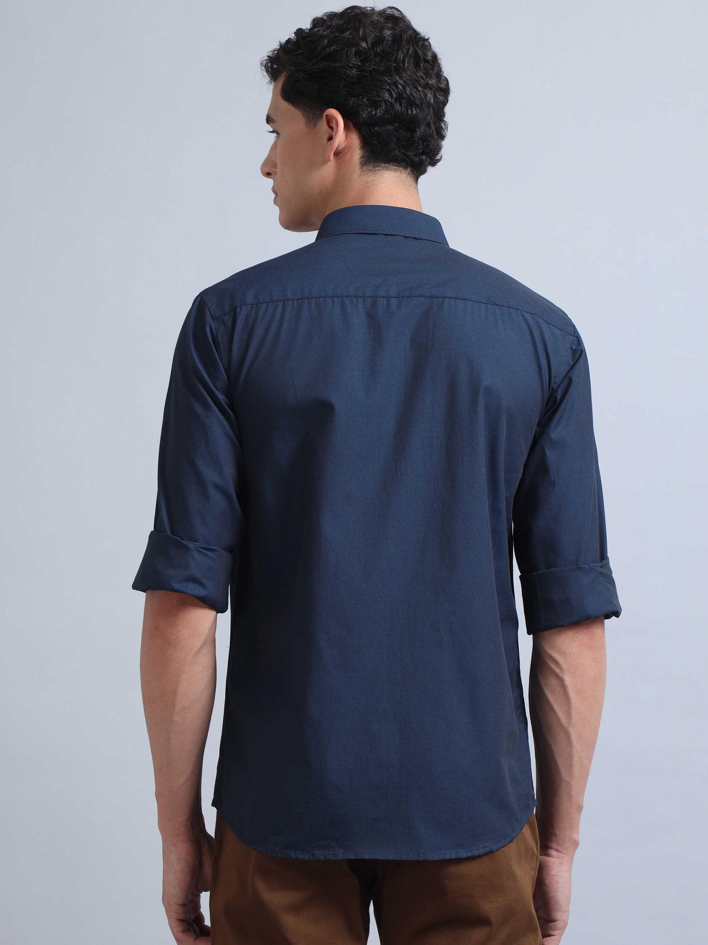 Navy Blue Shirt for Men