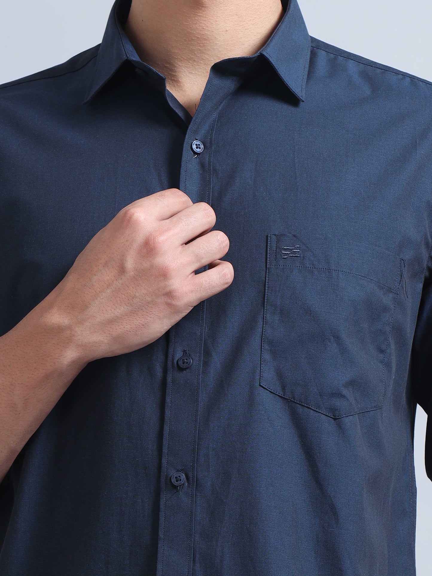 Navy Blue Shirt for Men