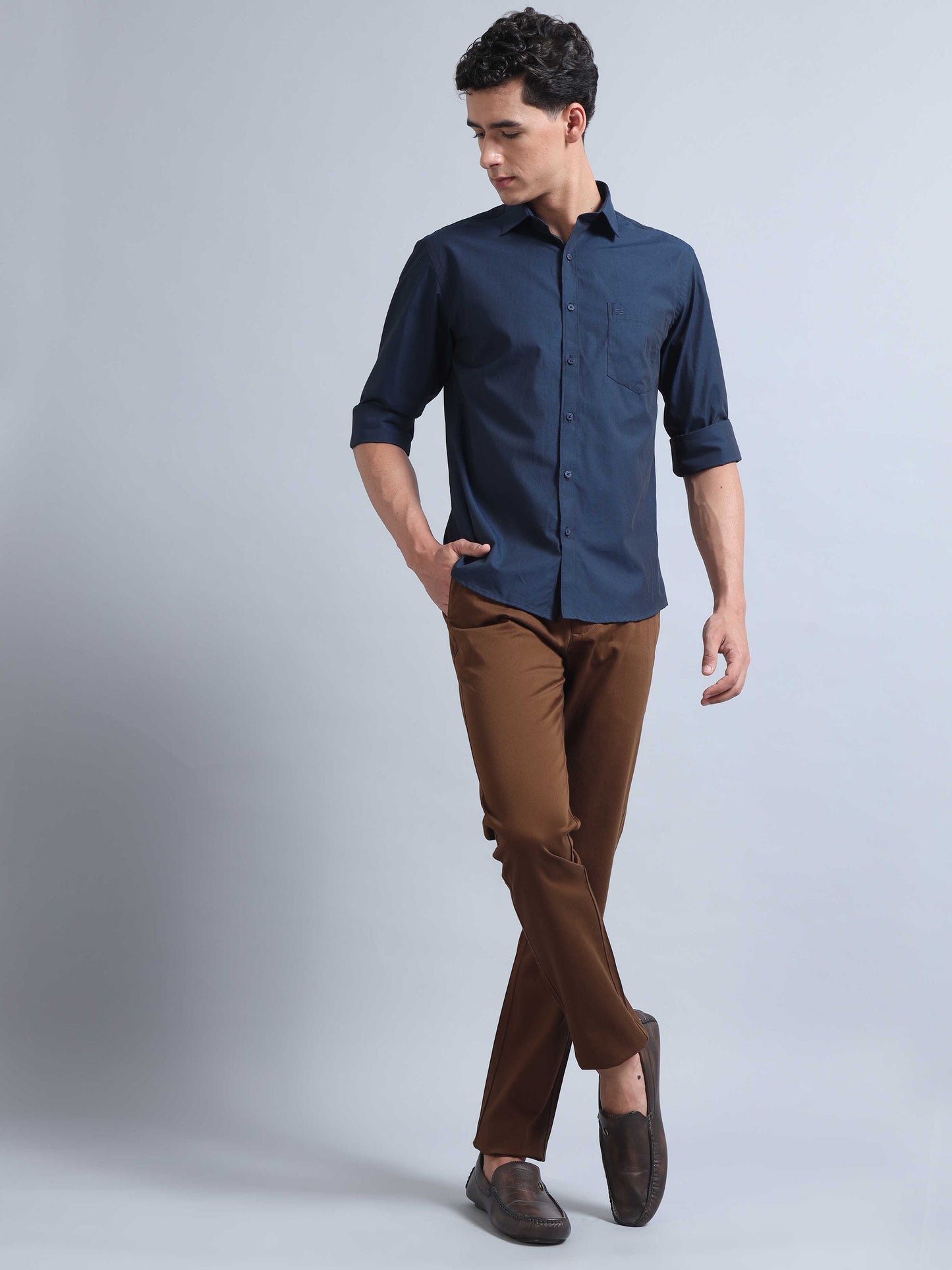 Navy Blue Shirt for Men