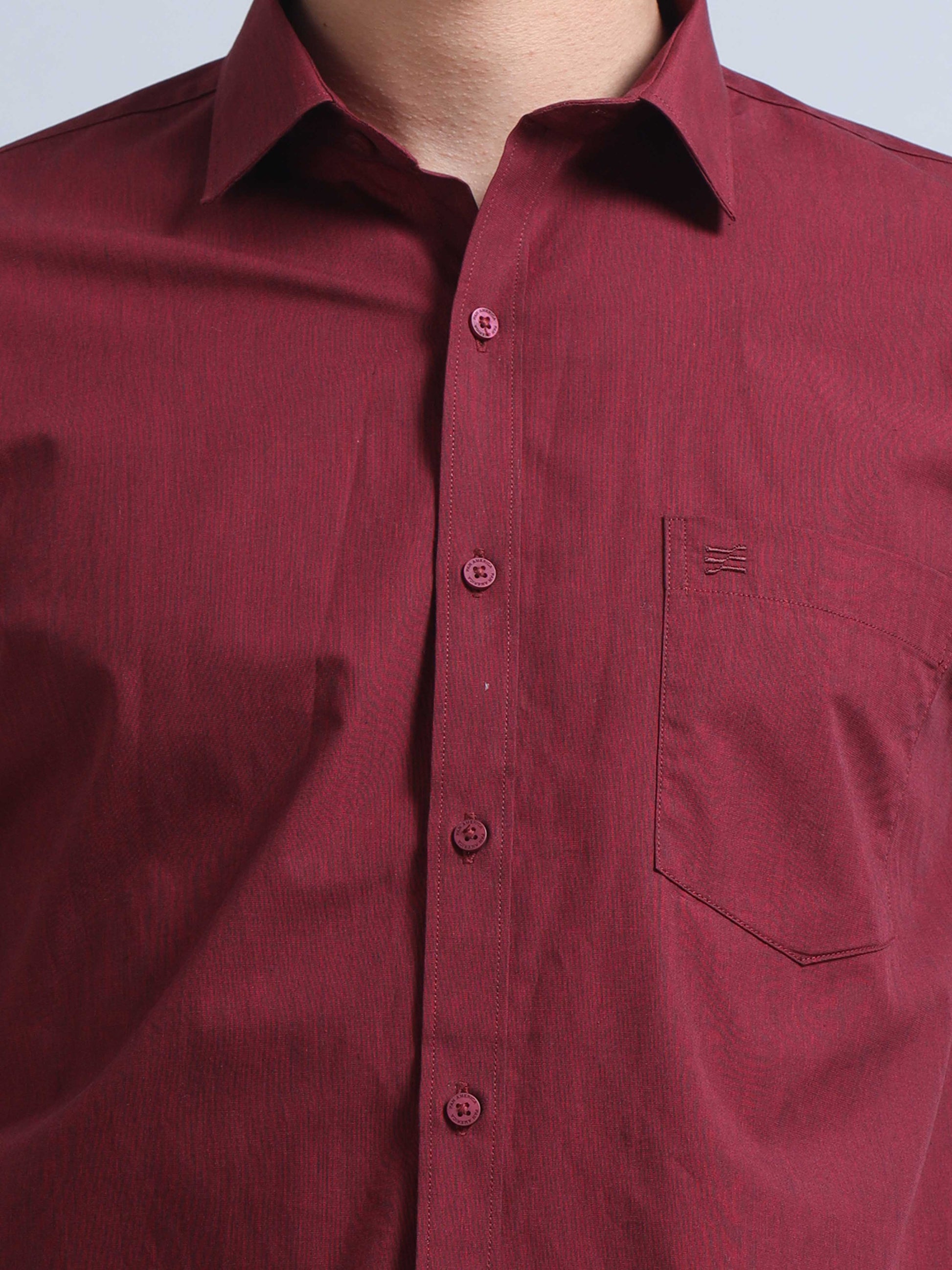 Wine Colour Shirt for Men