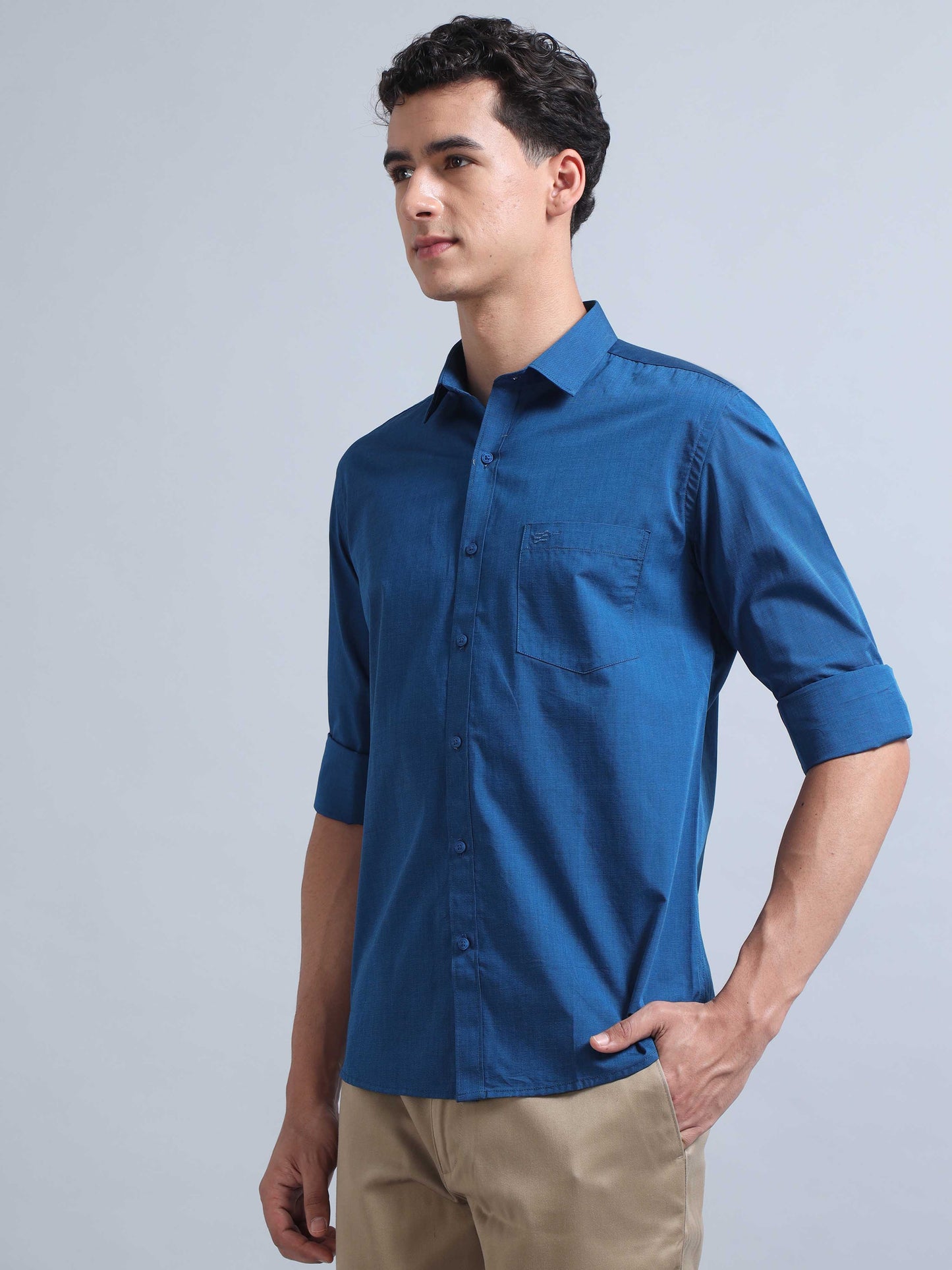 Classic Blue Shirt for Men 