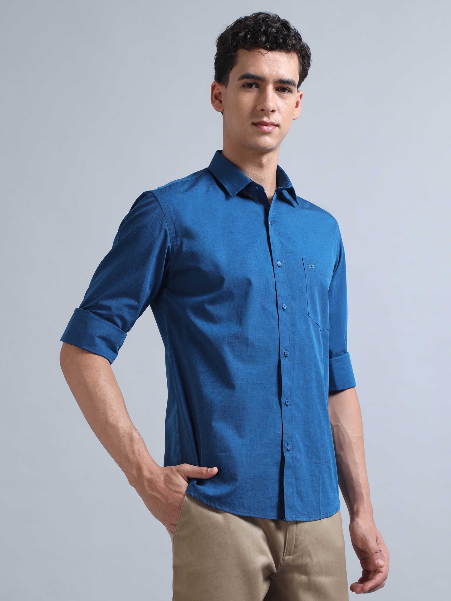 Classic Blue Shirt for Men 