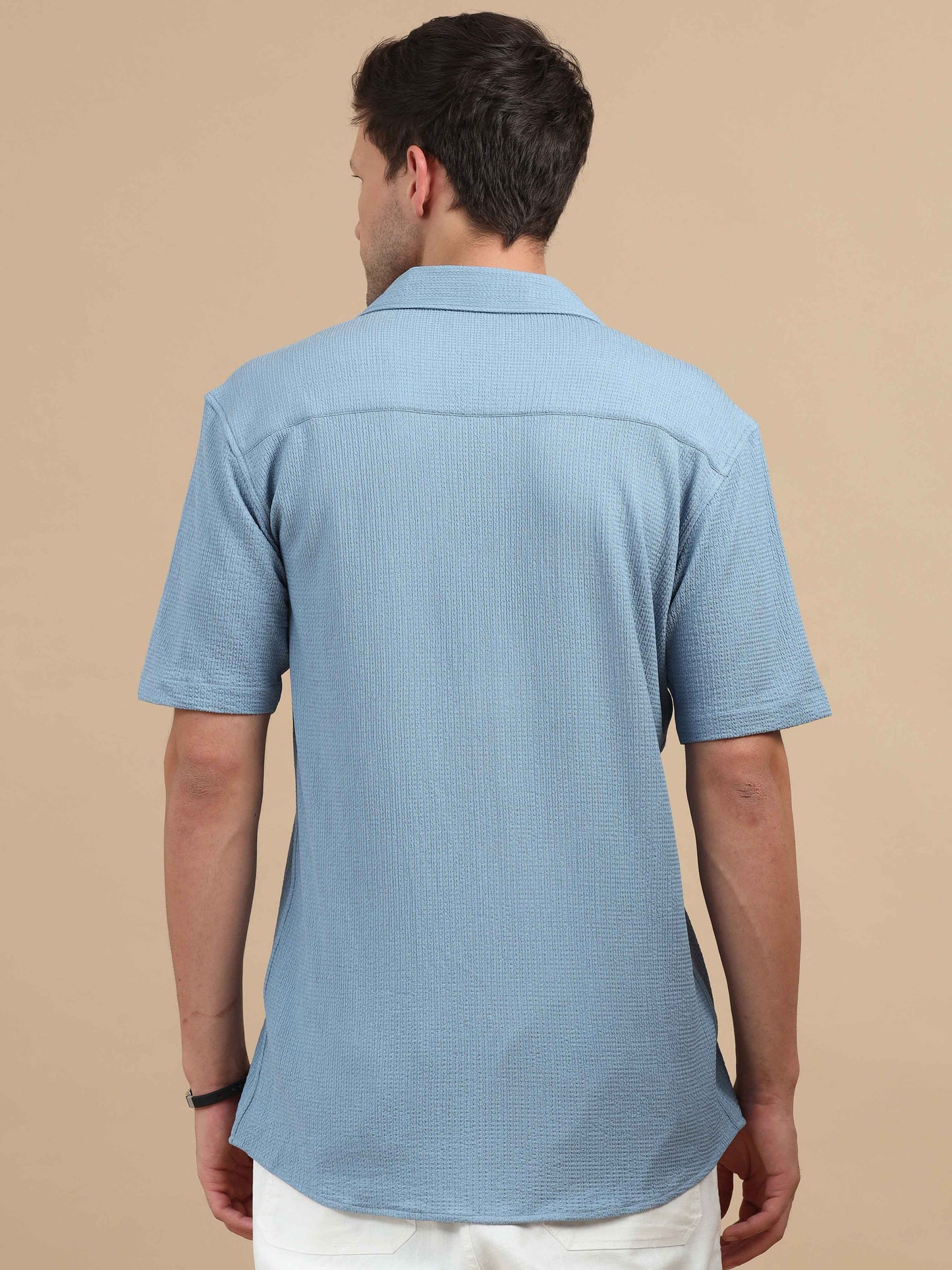 Blue Grey Shirt for men