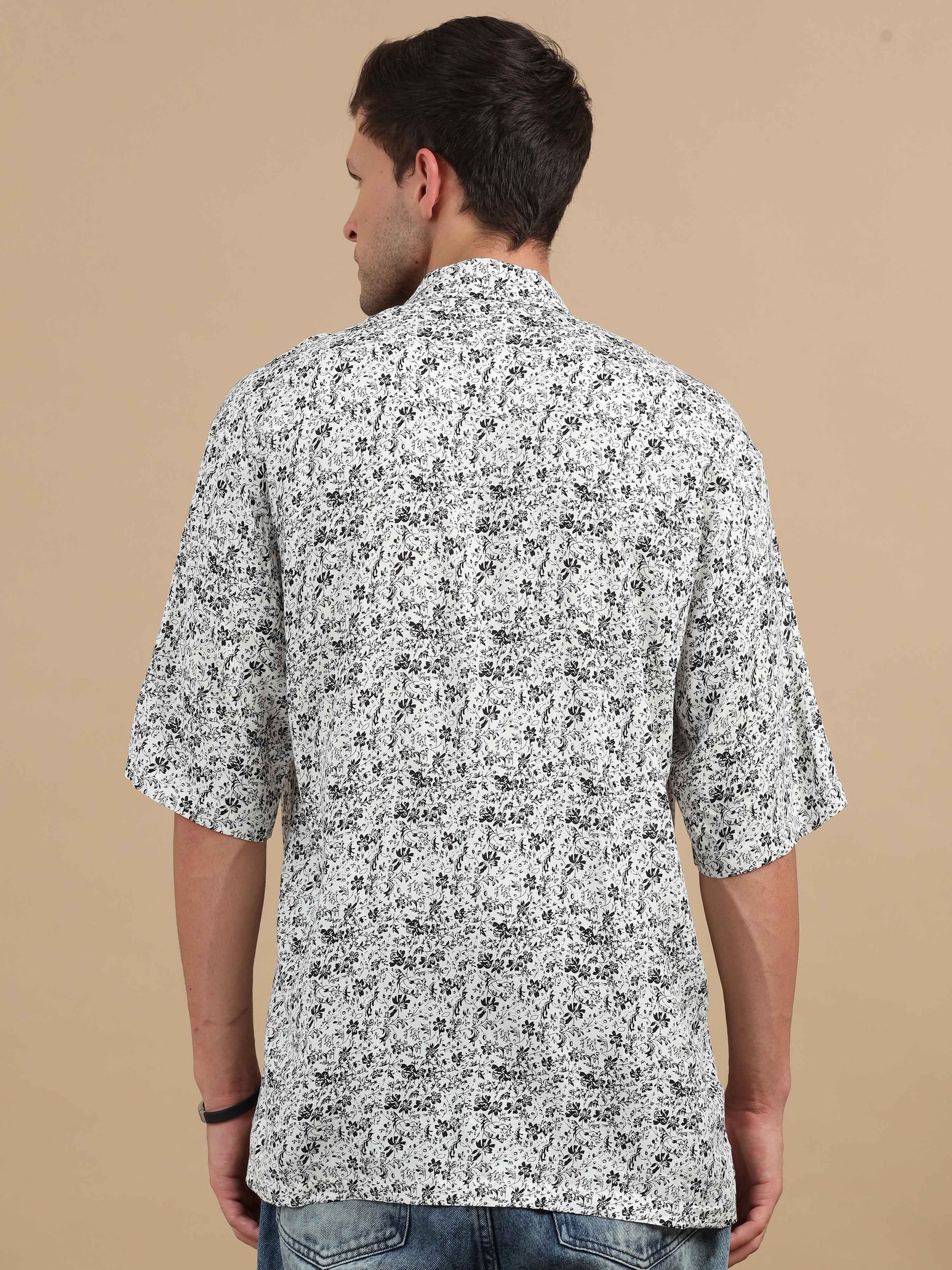 floral print shirt